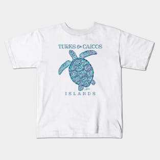 Turks & Caicos Islands Sea Turtle Kids T-Shirt